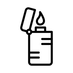 Lighter line icon