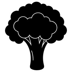 vector tree silhouette