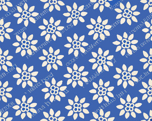 seamless pattern with snowflakes