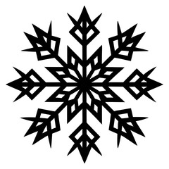 snowflake vector illustration