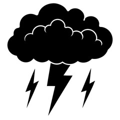 cloud with lightning