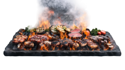 Luxury BBQ Food Scene