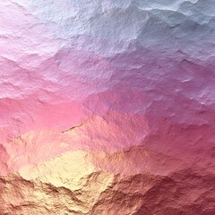 Naklejka premium Pastel Pink Purple Orange Foil Texture Background 