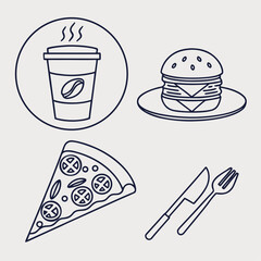 fast food icons