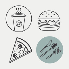 fast food icons