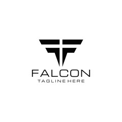 Falcon logo design creative idea inspiration