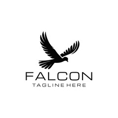 Falcon logo design creative idea inspiration