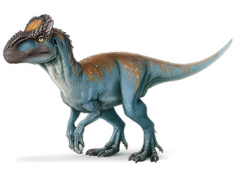 Cryolophosaurus on white background