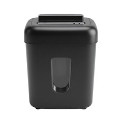 Black office paper shredder for documents