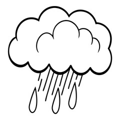 Rainy Cloud Icon