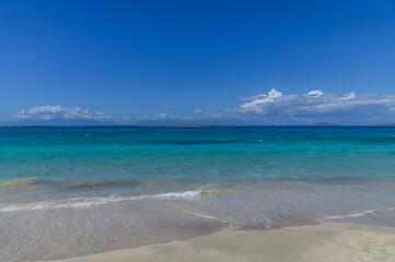 Golden Hues and Azure Waters — Panagia Beach of Elafonisos Island, Greece