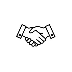 handshake vector illustration