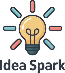 creative light bulb icon