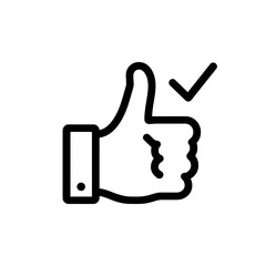 a hand giving a thumbs up