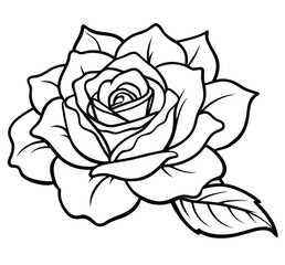 Black rose flower vector illustration with vintage floral seamless pattern design