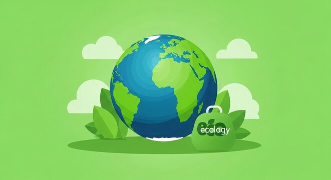 Ecofriendly Planet Green Ecology Concept