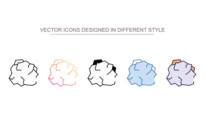 Stones icon design with white background stock illustration