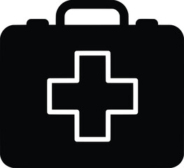 Fototapeta premium Camping Tools Vector First Aid Kit for Outdoor Safety