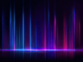 Obraz premium Abstract glowing vertical lines (1)