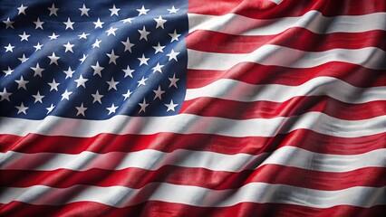 Fototapeta premium american flag on the wind