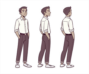 Group of diverse businesspeople in suits standing together, representing a successful corporate team
