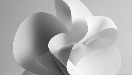 Abstract grayscale shapes