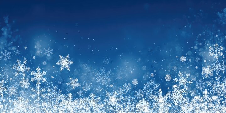 Winter snowflake background