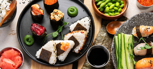 Japanese food concept.