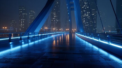 bridge at night