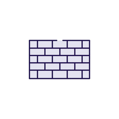 Floor Tiles icon design with white background stock illustration