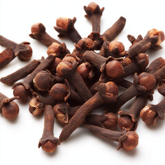 Fototapeta premium cloves on white background
