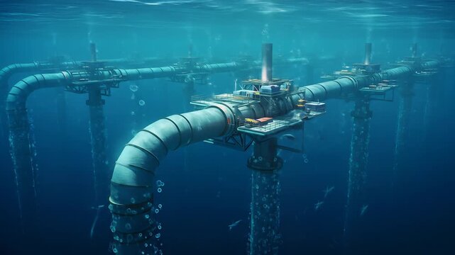 Subsea pipes and equipment underwater