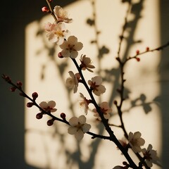 branch of a cherry tree
