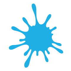 Color Ink Splatter Vector Illustrations. Editable Paint Drops and Blobs for Art Projects, Craft Design, and Abstract Layouts