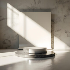 Product Showcase Stage Background with Soft Lighting