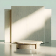 Product Showcase Stage Background with Soft Lighting