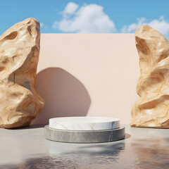 Product Showcase Stage Background with Soft Lighting