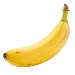 Tropical sweet potassium rich banana fruit isolated on a transparent background png