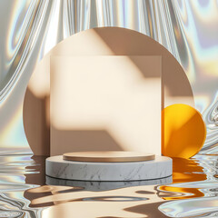 Product Showcase Stage Background with Soft Lighting