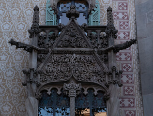 Barcelona Art Nouveau Museums, Spain. (Arquitectura modernista). Casa Amatlle, Barcelona.
