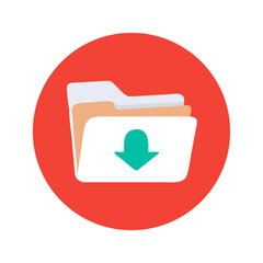 Modern play button icon with a 3D effect and a subtle red and blue glitch accent. A minimalist start symbol for digital media players.