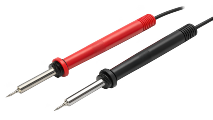 red Soldering Iron and black Soldering Iron
