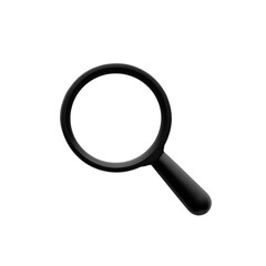 Black magnifying glass