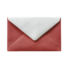 Red envelope with a white border