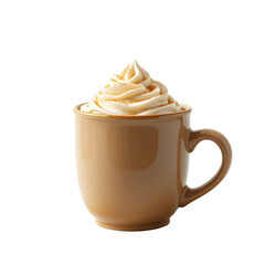  Cozy Coffee Mug with Whipped Cream - Warm Drink Indulgence for Comfort & Relaxation