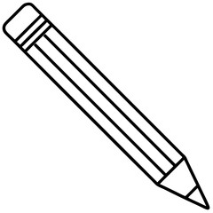 Minimal Pencil Line Art Illustration