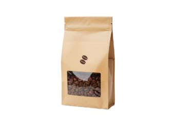 Kraft Coffee Bag with Window – Sustainable, Fresh, and Authentic