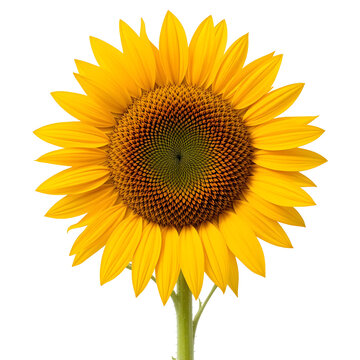 Bright Yellow Sunflower - Vibrant Floral Bloom for Nature, Summer & Happiness