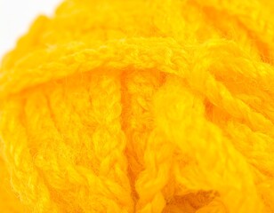 Background of wool yarn, knitted yarn, can also be used as a yarn frame. Yellow knitt 