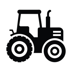Field Tractor Vector 